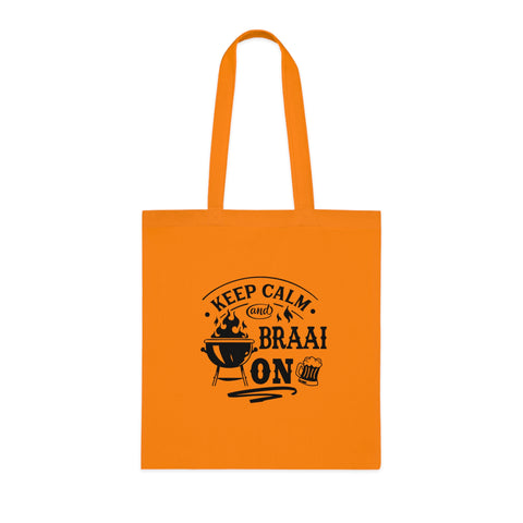 Keep Calm and Braai on South African Cotton Tote