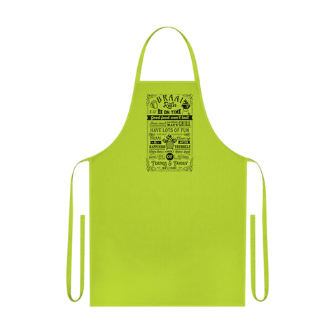 Braai Rules South African Cotton Apron - Various colours available