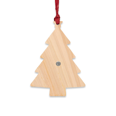 South African Christmas Decoration Wooden Ornaments