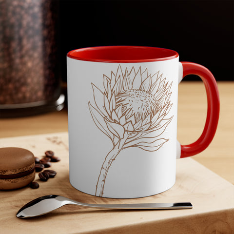 Protea South Africa Accent Mugs, 11oz