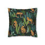 African pattern with Leopards. Pillowcase Cover only - no filling is included