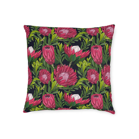 South African Protea Square Pillow