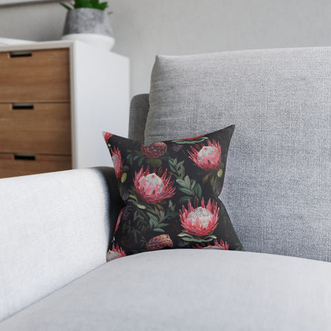 South African Protea Square Pillow