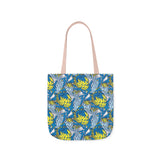 South African Protea Polyester Canvas Tote Bag