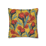 South African Protea Spun Polyester Pillowcase