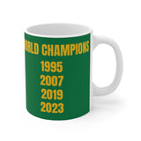 South African World champions 11oz  1xWhite Mug