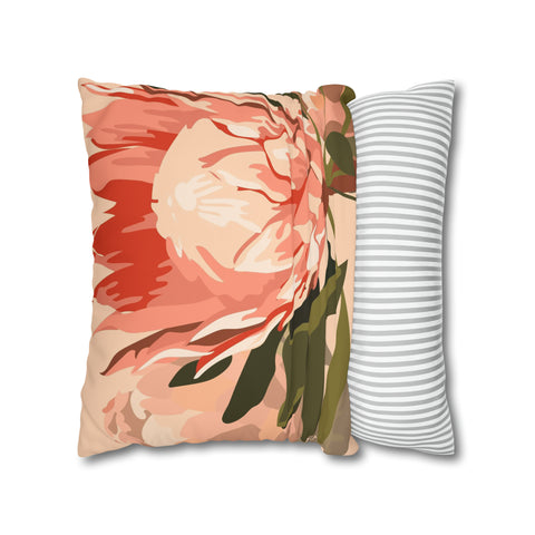 South African Protea Pillowcase Cover only - no filling is included