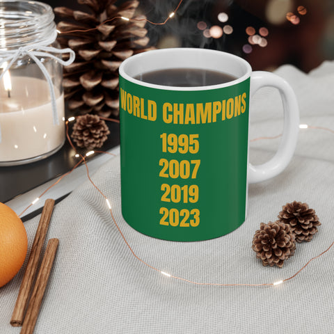 South African World champions 11oz  1xWhite Mug