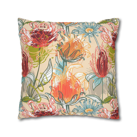 South African Protea Pillowcase Cover only - no filling is included