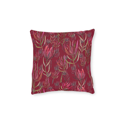 South African Protea Square Pillow