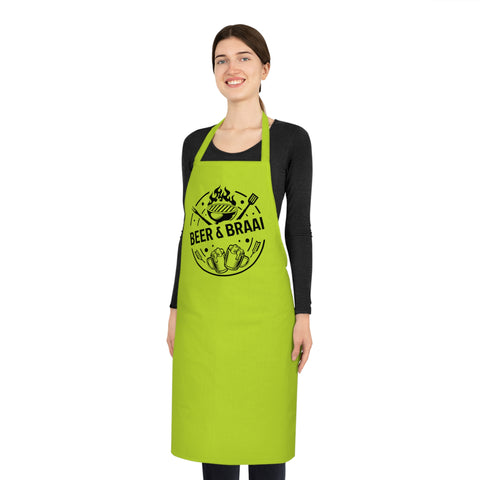 Beer &  Braai South African Cotton Apron - Various colours available