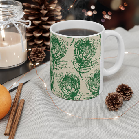 South African Protea Mug 11oz