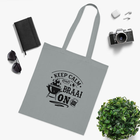 Keep Calm and Braai on South African Cotton Tote