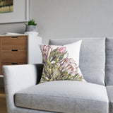 South African Protea Square Pillow