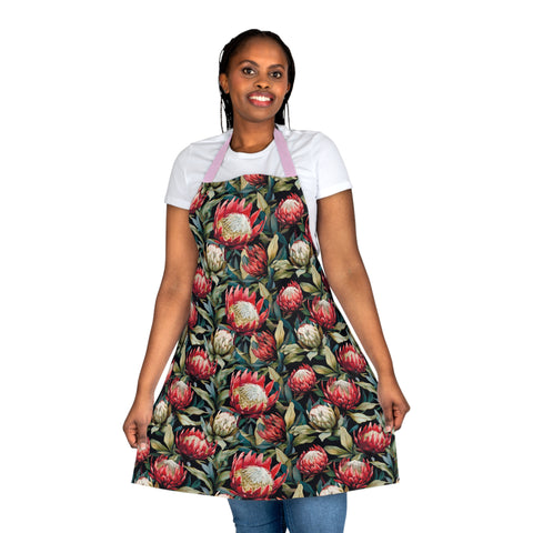 South African Protea Apron (AOP)