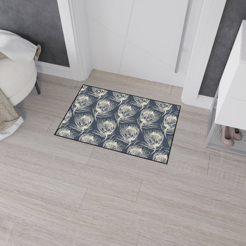 South African Protea Heavy Duty Floor Mat