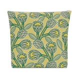 South African Protea Cotton Cosmetic Bag