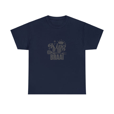 King of the Braai Afrikaans South African t-shirt Unisex Heavy Cotton Tee