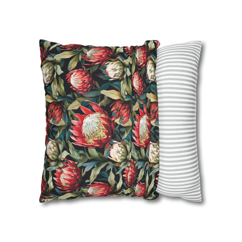 Copy of Copy of South African Protea Spun Polyester Pillowcase