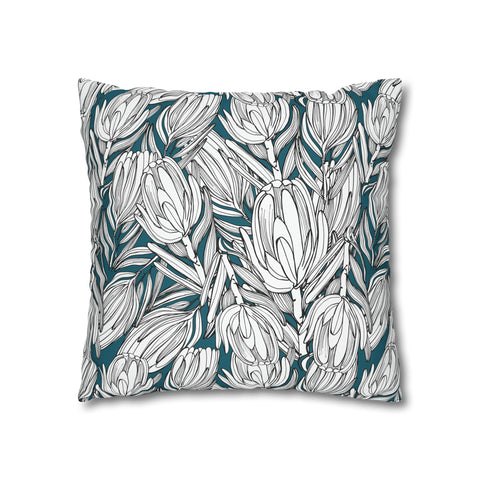 South African Protea Pillowcase Cover only - no filling is included