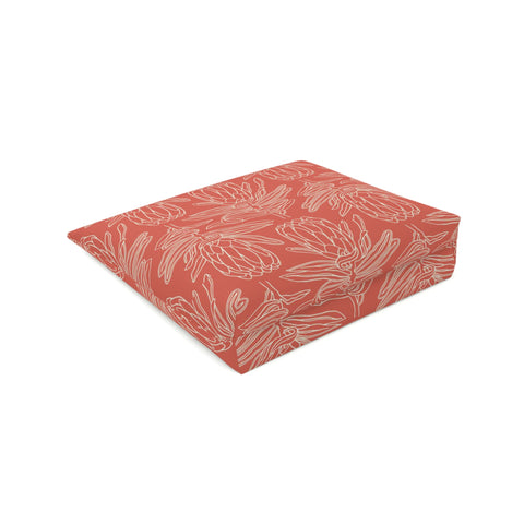 South African Protea Cotton Cosmetic Bag