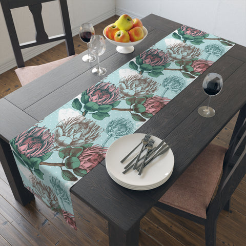 Table Runner (Cotton, Poly)South African Protea