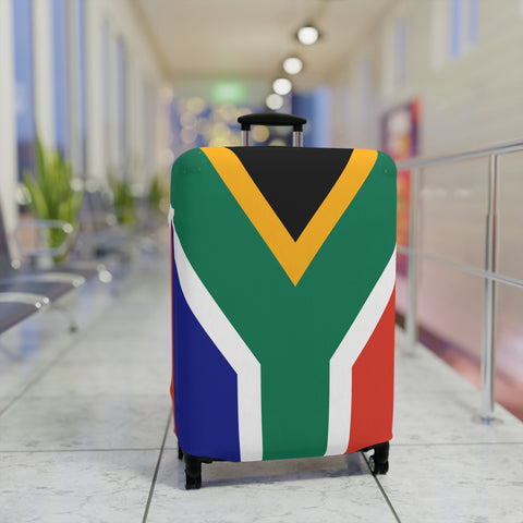 South African Flag Custom Designed Luggage Cover Modern Luggage Protector Suitcase Cover, Carry on luggage Wrap, Vintage luggage Cover