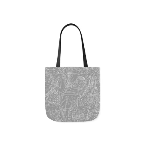 South African Protea Polyester Canvas Tote Bag