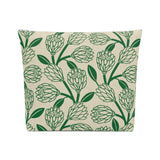 South African Protea Cotton Cosmetic Bag