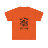 South African Braaing Chilling Relaxing Shirt,  Afrikaans / Braai Unisex Heavy Cotton Tee