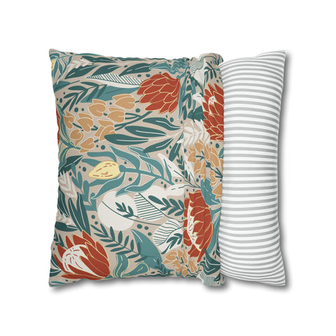 Pillow Case Ethnic Protea flowers floral