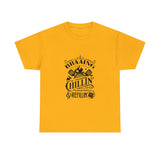 South African Braaing Chilling Relaxing Shirt,  Afrikaans / Braai Unisex Heavy Cotton Tee