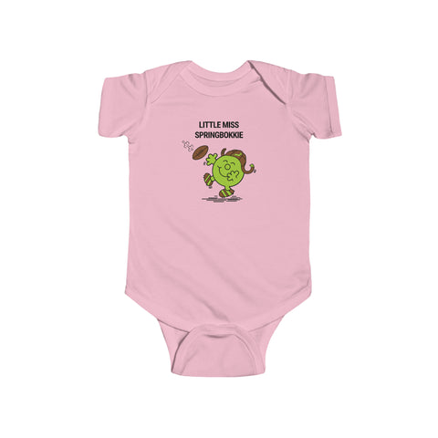 Little Miss Springbokkie South African Baby Jersey Bodysuit