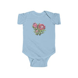 South African Protea - Infant Fine Jersey Bodysuit Protea Dispatched from UK