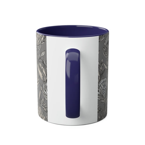 Two-Tone Coffee Mugs, 11oz