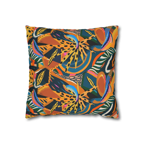 African abstract animal print Pillowcase Cover only - no filling is included