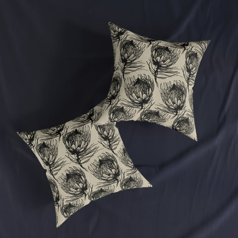 South African Protea Square Pillow