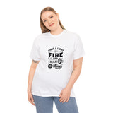 First I light the Fire then I Braai Things  South African Shirt,  Afrikaans / Braai Unisex Heavy Cotton Tee