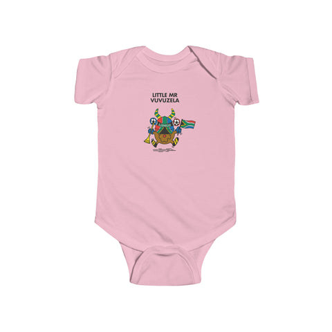 Little Mr  Vuvuzela Laduma South African Baby Jersey Bodysuit