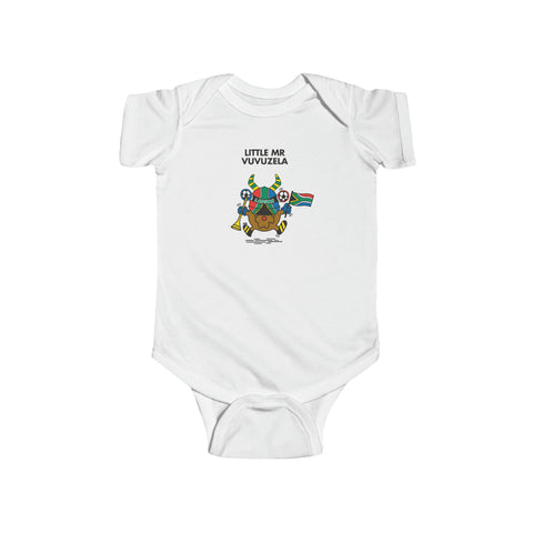 Little Mr  Vuvuzela Laduma South African Baby Jersey Bodysuit