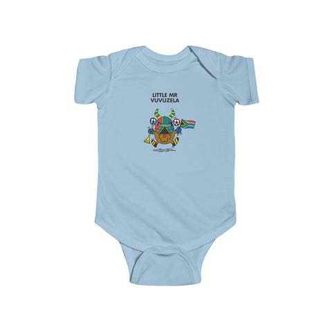 Little Mr  Vuvuzela Laduma South African Baby Jersey Bodysuit