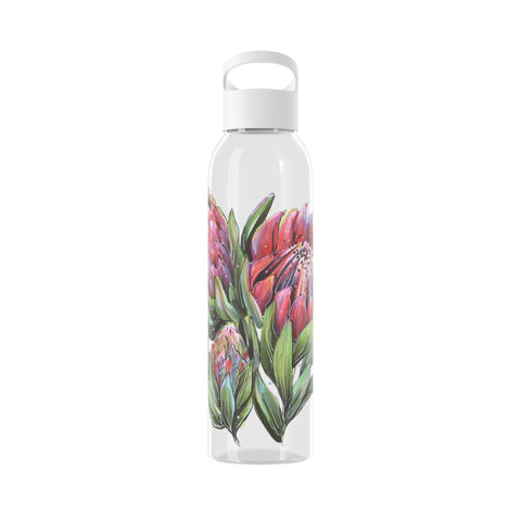 South African Protea Sky Water Bottle