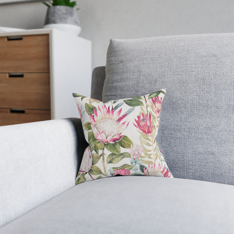 South African Protea Square Pillow