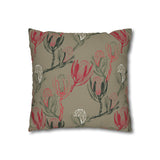 South African Protea Spun Polyester Pillowcase- Shipped from UK/USA/AUS