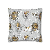 South African Protea Spun Polyester Pillowcase