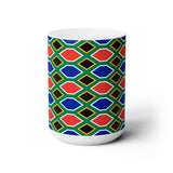 South African Flag Ceramic Mug 15oz - Dispatched from USA