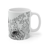 South African Protea 11oz Coffee Mug