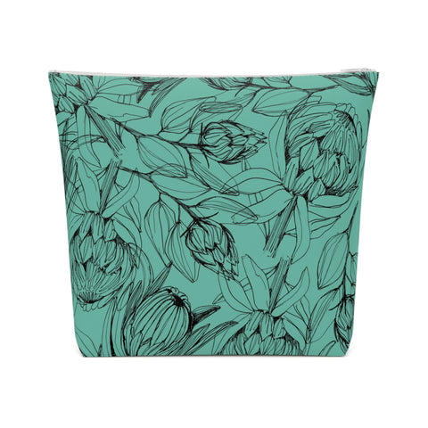 Cotton Cosmetic Bag South Africa Protea