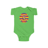 South African Afrikaans Happy Chappie Baby Unisex Infant Fine Jersey Bodysuit - Shipped from the UK