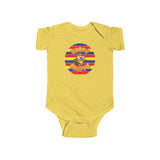 South African Afrikaans Happy Chappie Baby Unisex Infant Fine Jersey Bodysuit - Shipped from the UK